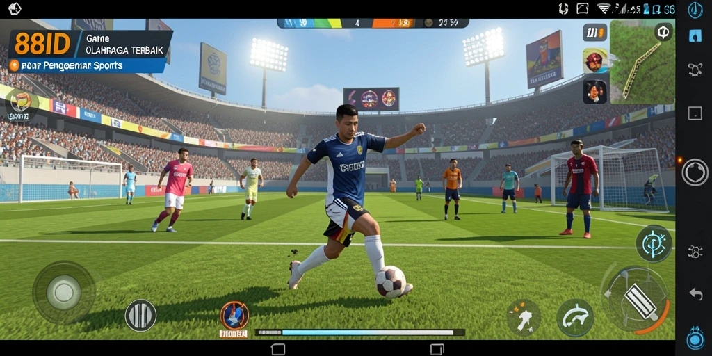 Tampilan gameplay 88ID yang seru dan kompetitif dalam olahraga.