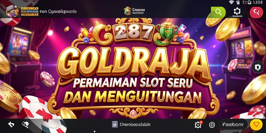 Tampilan menarik dan gameplay mendebarkan dari GOLDRAJA Slot.