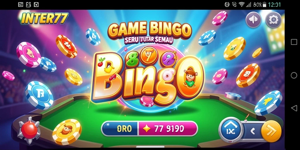 Tampilan menarik dari gameplay Bingo yang asyik.