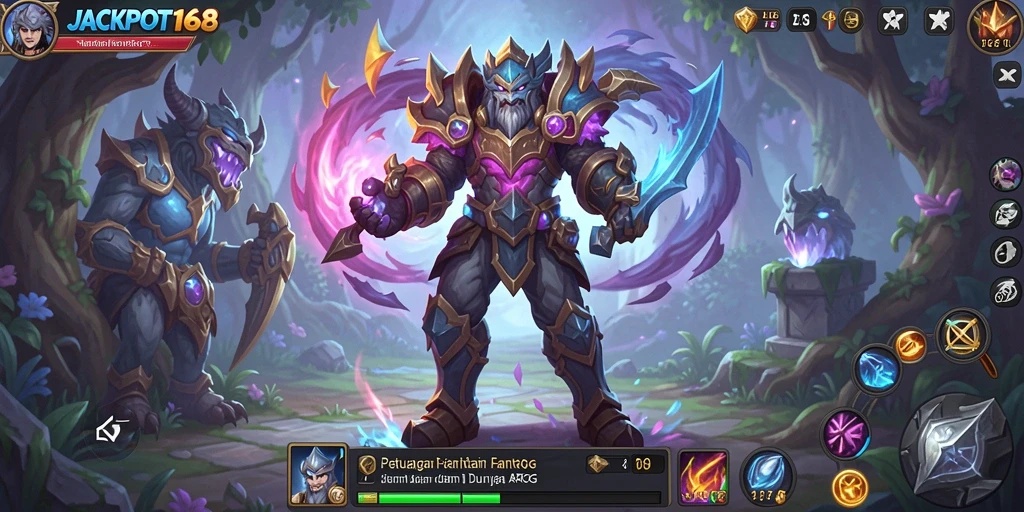 Tampilan gameplay seru dalam JACKPOT168 yang penuh aksi.