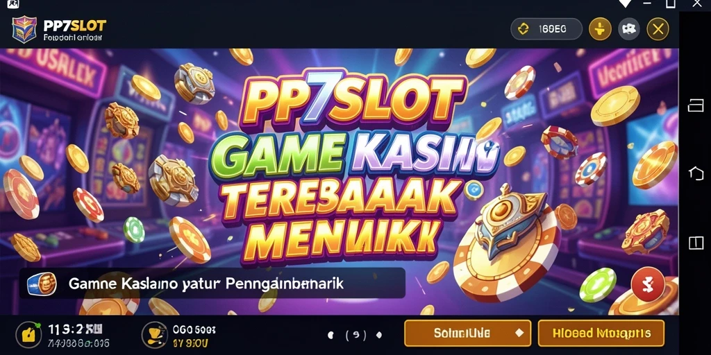 Screenshot gameplay PP7SLOT menampilkan keseruan mesin slot Kasino.