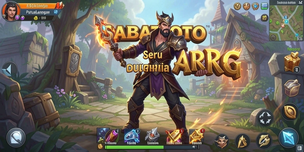 Screenshot gameplay SABATOTO menunjukkan aksi mendebarkan di dunia ARPG.