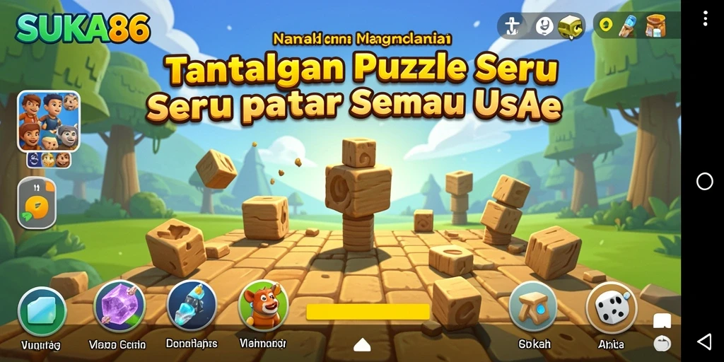 Tampilan gameplay menantang dan mengasyikkan di SUKA86